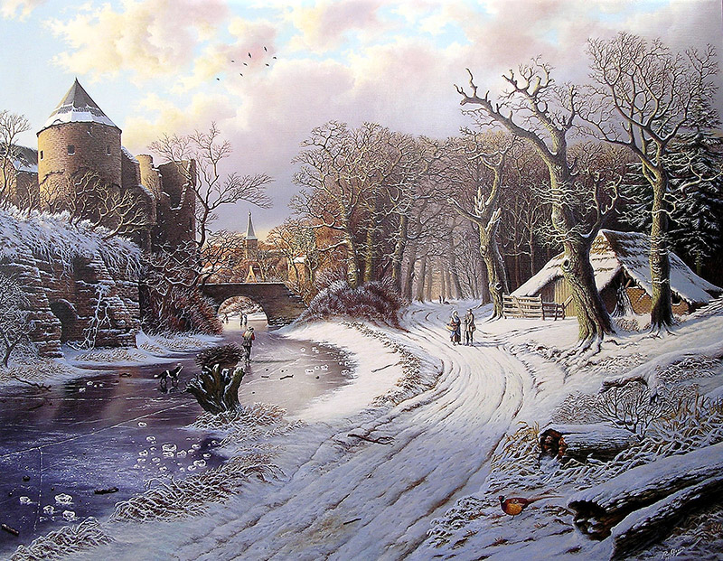 Winterlandschap Rob van Assen