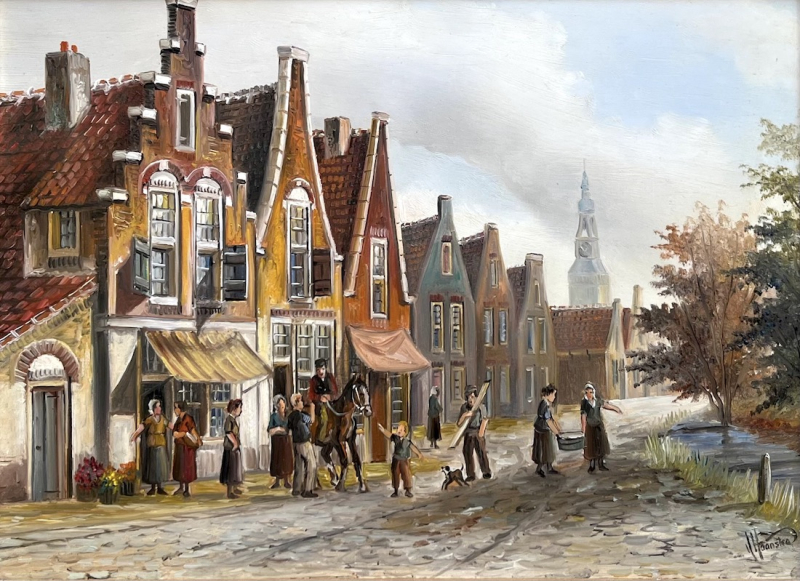 Gezellig straatje in Haarlem