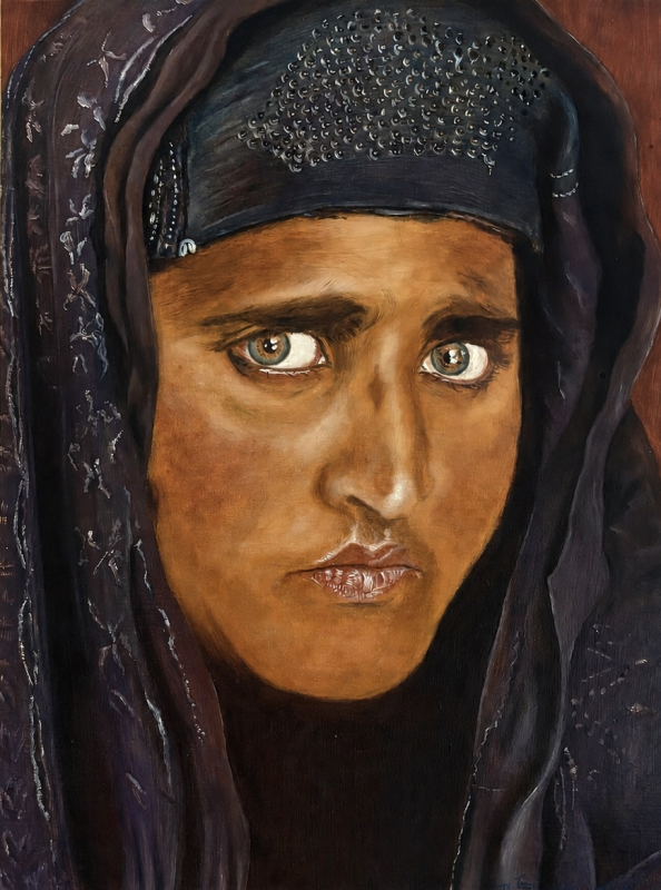 Sharbat in 2001