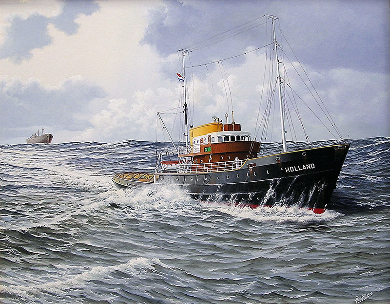 Zeesleepboot de 'Holland'