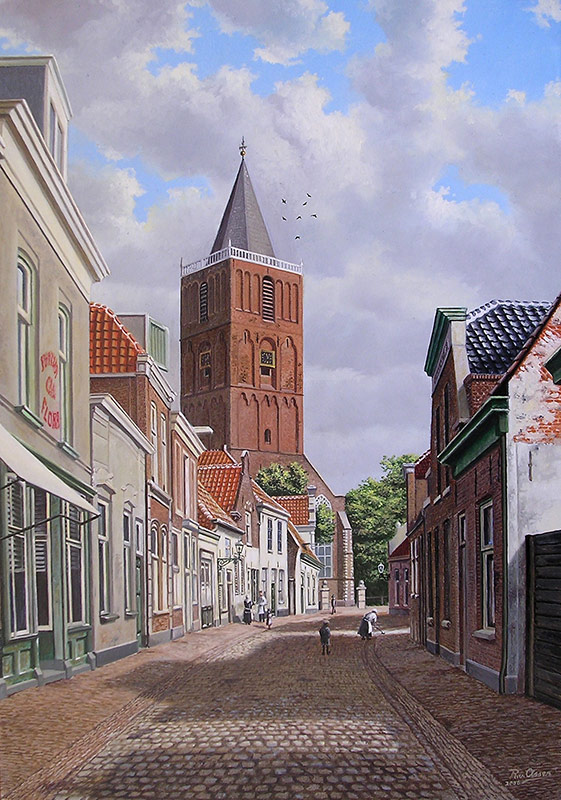 De Kerkstraat rond 1900