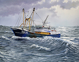 Vissersboot de Katwijk 34