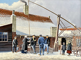 Praatje op de bloeddam